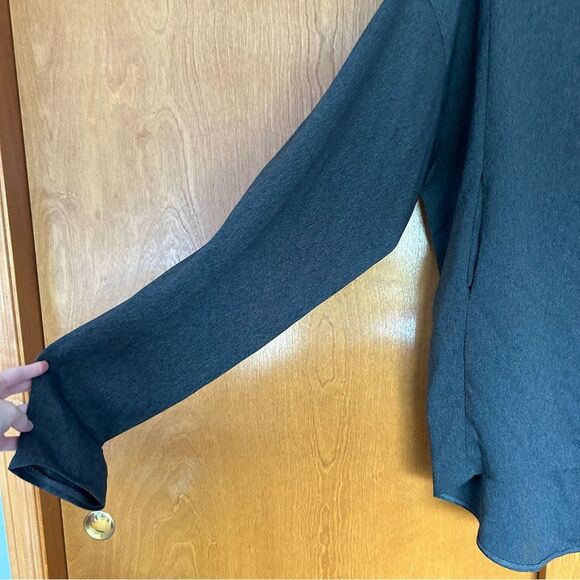 Meem Label Grey Pullover Hoodie Dress One Size - Picture 3 of 11